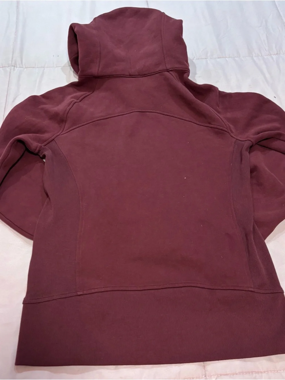 Lululemon Scuba Full-Zip Hoodie, RDMR-Red Merlot, Size 6